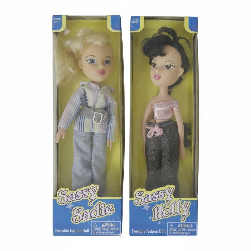 NIB 2004 Target Sassy Dolls Sadie & Holly Lot of 2